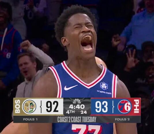 Wyniki NBA: Co za końcówka w meczu 76ers – Celtics! 35 punktów Markkanena, pewne zwycięstwo Knicks.