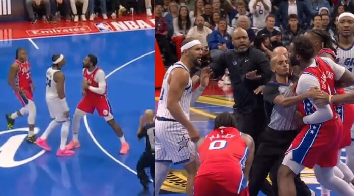 NBA: Co tam się działo?! Nagle ruszył na gracza Sixers. Na faulach technicznych się nie skończyło!