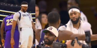 NBA: Davisowi chyba już przeszło. Tak się przywitał z nim LeBron