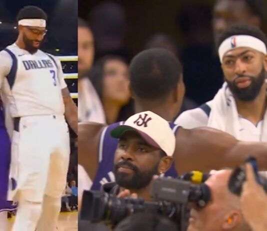 NBA: Davisowi chyba już przeszło. Tak się przywitał z nim LeBron