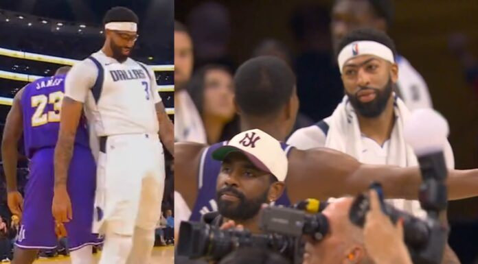 NBA: Davisowi chyba już przeszło. Tak się przywitał z nim LeBron