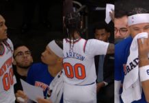 NBA: Clarkson rozbawił ławkę Knicks. Nie mogli się powstrzymać od śmiechu