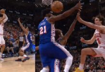 Wyniki NBA: Game-winner Vucevicia, triple-double Giddeya, 38 punktów Bookera i wielki rzut Alvarado