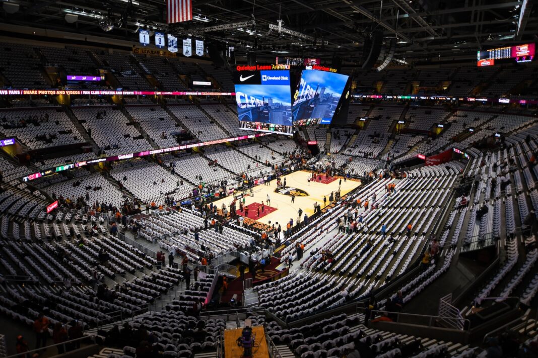 hala pusta kosz arena NBA basket
