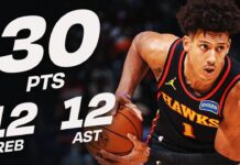 Wyniki NBA: Triple-double Johnsona, game-winner Reida, Davis rozjeżdża Rockets