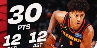 Wyniki NBA: Triple-double Johnsona, game-winner Reida, Davis rozjeżdża Rockets