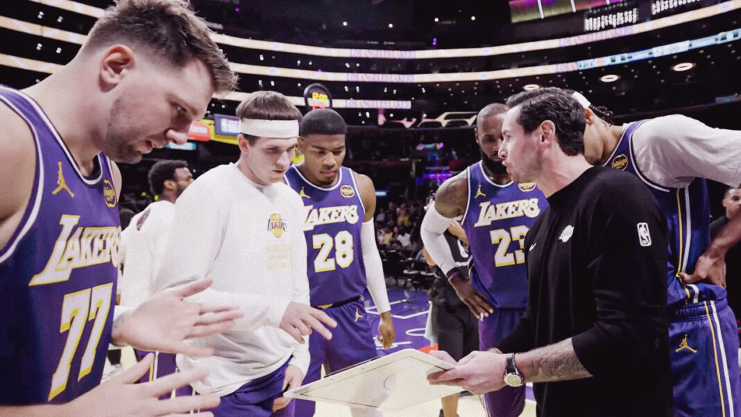 doncic reaves lebron james jj redick los angeles lakers