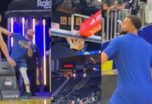 NBA: Niewiarygodne! Steph Curry trafił rzut przez całe boisko! Naprawdę
