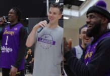 NBA: LeBron James świętował 41. urodziny. Tak go zaskoczyli na treningu