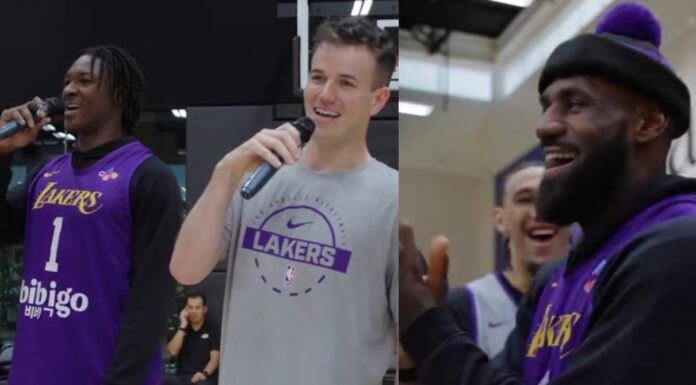 NBA: LeBron James świętował 41. urodziny. Tak go zaskoczyli na treningu