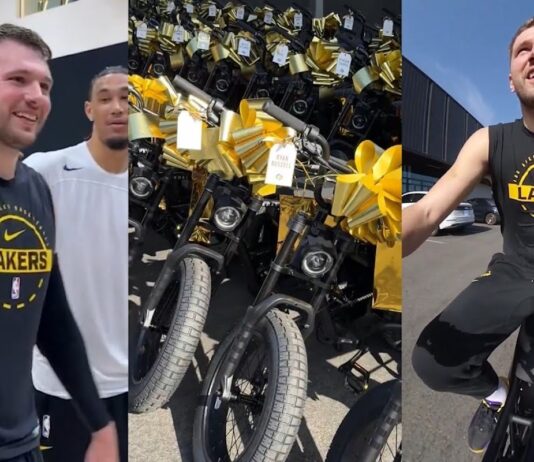 NBA: Luka Doncić wydał milion złotych na prezenty dla zawodników i pracowników Lakers