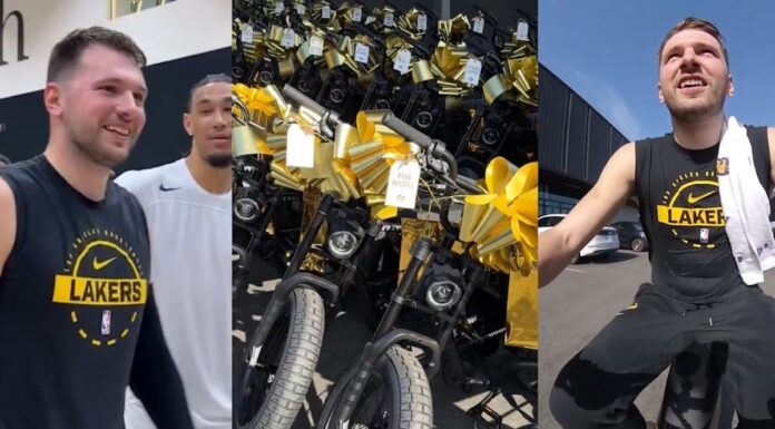 NBA: Luka Doncić wydał milion złotych na prezenty dla zawodników i pracowników Lakers