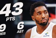 Wyniki NBA: 43 punkty Mitchella, potężne starcie Davisa z Jokiciem, Lakers zdemolowani