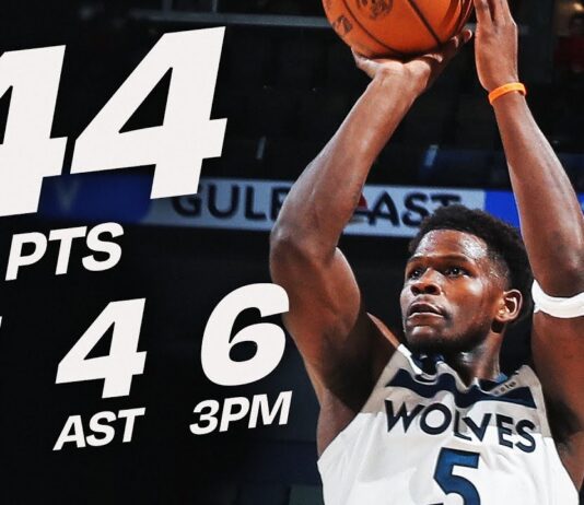 Wyniki NBA: 44 punkty Edwardsa i 42 punkty Browna. Dobre minuty z ławki Sochana