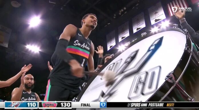 NBA: Wembanyama zapoczątkował w San Antonio nową tradycję