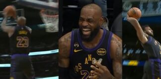 NBA: Pokaz wsadów LeBrona w Waszyngtonie! Bronny jeszcze poprawił!