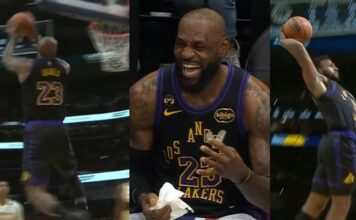 NBA: Pokaz wsadów LeBrona w Waszyngtonie! Bronny jeszcze poprawił!