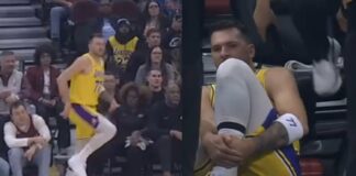 NBA: Doncić spadł z podwyższonego parkietu i doznał kontuzji! Będzie z tego afera?