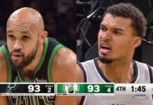 Wyniki NBA: Niesamowita końcówka Spurs z Celtics! Popisy braci Nembhard, szalone 150 punktów Hornets!