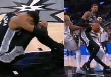 NBA: Wembanyama runął na parkiet. Boli od samego patrzenia na kolano