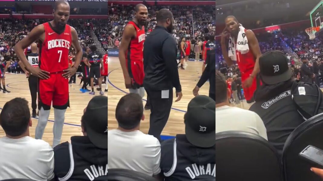 kevin durant kontra fan