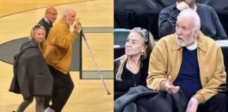 NBA: Gregg Popovich na meczu. Hala wstała dla legendy Spurs