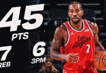 NBA: 45 punktów Kawhia Leonarda! Błysk Powella zatrzymał Pistons, świetny Maxey