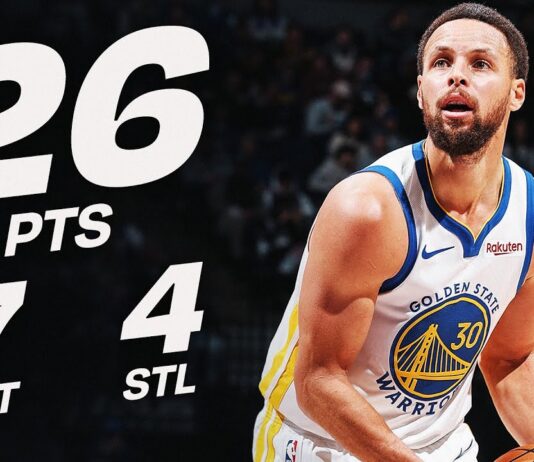 Wyniki NBA: Curry i Warriors rozbili Timberwolves. Wpadki Thunder i Spurs