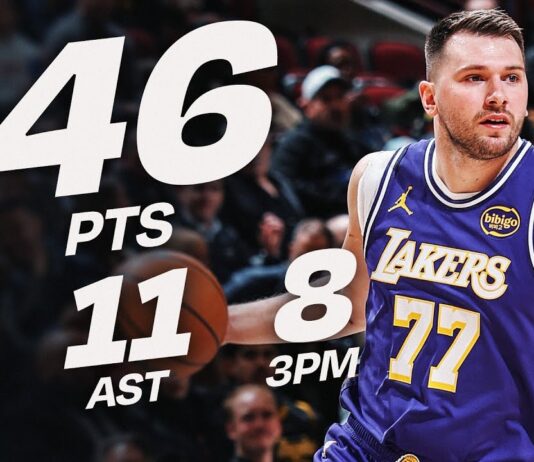 Wyniki NBA: Blamaż 76ers! Luka Magic i 45 punktów Mitchella. Rozhulani Hornets