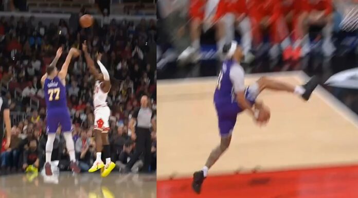 NBA: Wsad pod nogą w trakcie meczu! Co za akcja gracza Lakers!