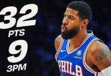 Wyniki NBA: Embiid i Paul George zaszaleli! Przełamanie Wizards. Szalone koncówki i bójki…