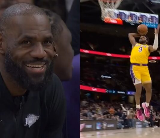 NBA: LeBron tylko się uśmiechnął. Po tych zagraniach Bronny’ego kibice aż wstali z miejsc!