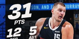 Wyniki NBA: Zwycięski powrót Jokicia, triple-double Doncicia i te wsady LeBrona!