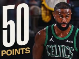 Wyniki NBA: 50 punktów Jaylena Browna! Maxey zatrzymał Knicks, udany powrót Curry’ego