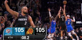 Wyniki NBA: Game-winner Bookera, niespodzianka w Phoenix! Comeback Lakers