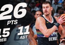 Wyniki NBA: Zwycięski rzut Kawhia, świetny tercet Knicks, triple-double Jokicia!