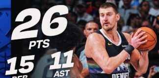 Wyniki NBA: Zwycięski rzut Kawhia, świetny tercet Knicks, triple-double Jokicia!