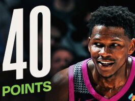 Wyniki NBA: Rekordowe zwycięstwo Nuggets. Lakers rządzą w Los Angeles. 40 punktów Edwardsa