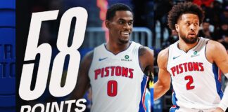 Wyniki NBA: 58 punktów duetu Pistons, 10. wygrana Spurs, Nuggets zdominowali Celtics