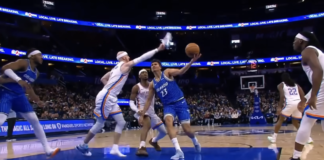 NBA: Co to było?! Zablokował rzut rywala butem!