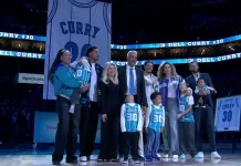 NBA: Zastrzeżony numer Curry’ego. Towarzyszyli mu synowie