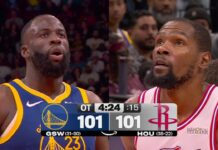 Wyniki NBA: Dogrywka w Houston, debiut Younga w Wizards, plakat Edwardsa