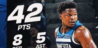 Wyniki NBA: 42 punkty Edwardsa! Durant zapewnia zwycięstwo Houston Rockets