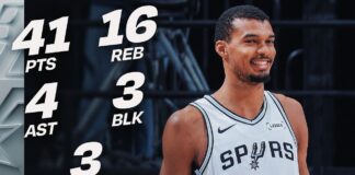 Wyniki NBA: 41 punktów Wembanyamy, 47 Shaia! Do tego dogrywka w Oklahomie czy rekord LeBrona