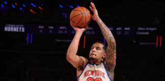 NBA: Sochan znów grał. Najdłuższy występ w play-offach