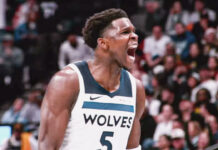 NBA: Rezerwowy Heat podpadł Edwardsowi. Gwiazdor Timberwolves nie odpuścił