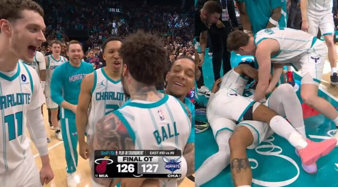 Wyniki NBA: Szalona dogrywka i zwycięski blok w Charlotte, koniec sezonu Heat! Spurs poznali rywala
