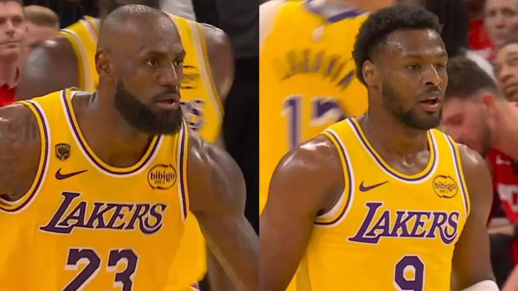 lebron james bronny james