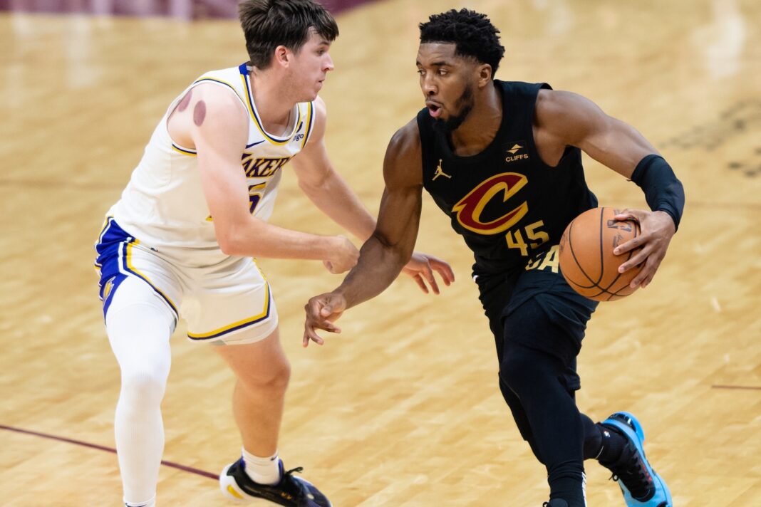 Donovan Mitchell Cleveland Cavaliers Cavs Austin Reaves Lakers