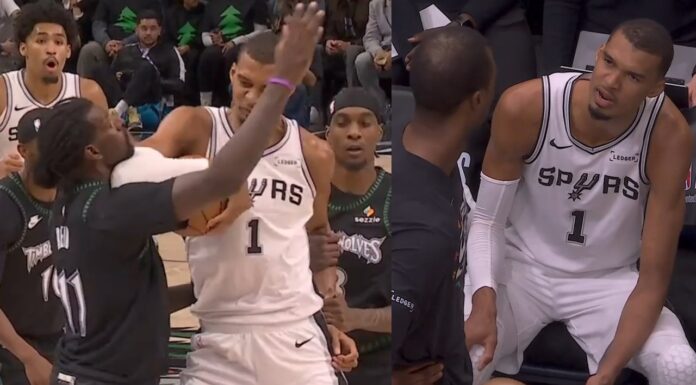 NBA: Wembanyama wymierzył cios rywalowi. Został wyrzucony z boiska!